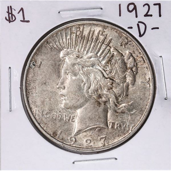 1927-D $1 Peace Silver Dollar Coin