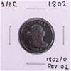 Image 1 : 1802/0 Reverse 02' Draped Bust Half Cent Coin