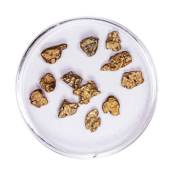 Lot of Gold Nuggets 3.94 Grams Total Weight