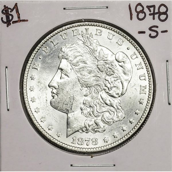 1878-S $1 Morgan Silver Dollar Coin