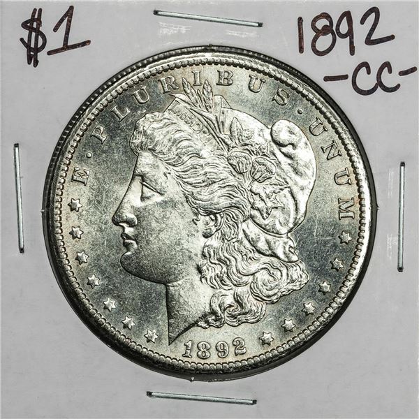 1892-CC $1 Morgan Silver Dollar Coin