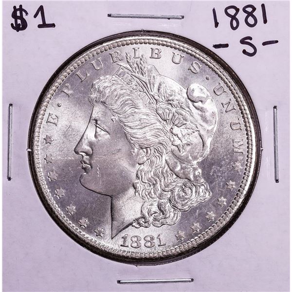 1881-S $1 Morgan Silver Dollar Coin