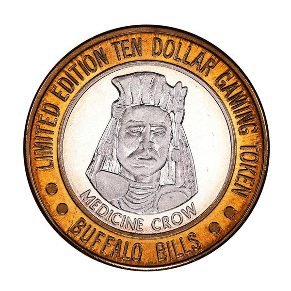 .999 Silver Buffalo Bills Resort & Casino Jean, NV $10 Limited Edition Gaming Token