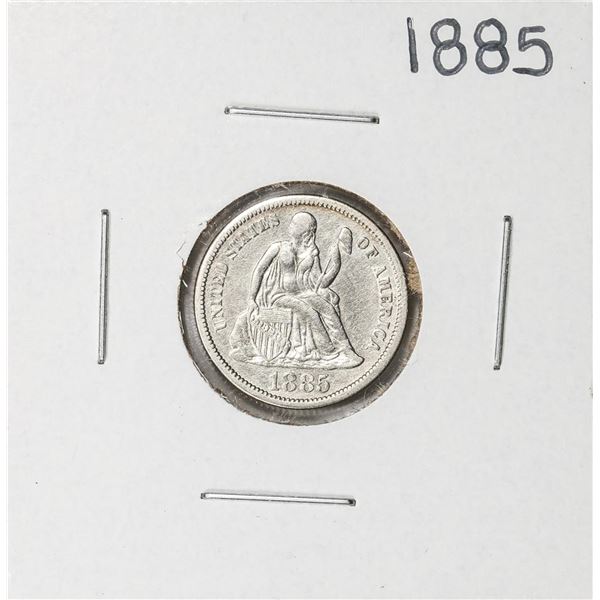 1885 Seated Liberty Dime Coin