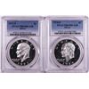 Image 1 : Lot of 1973-S & 1974-S $1 Proof Eisenhower Silver Dollar Coins PCGS PR69DCAM