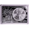 Image 1 : 1995 $1 American Silver Eagle Coin & 2oz Silver Bar Set