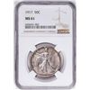 Image 1 : 1917 Walking Liberty Half Dollar Coin NGC MS61
