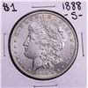 Image 1 : 1888-S $1 Morgan Silver Dollar Coin