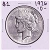 Image 1 : 1926-D $1 Peace Silver Dollar Coin