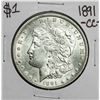 Image 1 : 1891-CC $1 Morgan Silver Dollar Coin