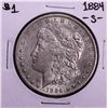 Image 1 : 1884-S $1 Morgan Silver Dollar Coin