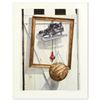 Image 1 : William Nelson "Still Life On Barn Door" Limited Edition Lithograph On Paper