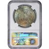 Image 3 : 1884 $1 Morgan Silver Dollar Coin NGC MS65 Great Toning