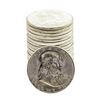 Image 1 : Roll of (20) Brilliant Uncirculated 1963 Franklin Half Dollar Coins