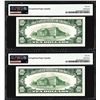 Image 2 : Lot of (2) Consecutive 1950 $10 Federal Reserve Notes STL PMG Gem Uncirculated 66EPQ