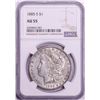 Image 1 : 1885-S $1 Morgan Silver Dollar Coin NGC AU55