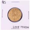 Image 1 : $5 Liberty Head Half Eagle Love Token Coin Pin