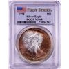 Image 1 : 1992 $1 American Silver Eagle Coin PCGS MS68 First Strike Nice Toning