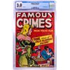 Image 1 : Fox Features Syndication Famous Crimes #1 Comic Book 6/48 CGC 3.0