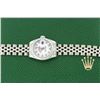 Image 6 : Rolex Ladies Stainless Steel White Diamond Quickset Datejust Wristwatch With Rolex Box