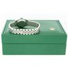 Image 8 : Rolex Ladies Stainless Steel White Diamond Quickset Datejust Wristwatch With Rolex Box