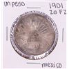 Image 1 : 1901 Zs FZ Mexico Un Peso Silver Coin