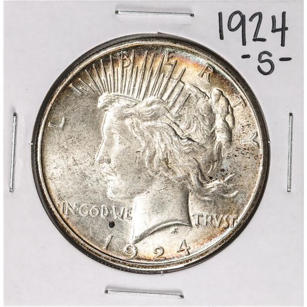 1924-S $1 Peace Silver Dollar Coin