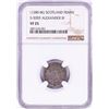 Image 1 : 1280-86 Scotland Penny S-5055 Alexander III NGC VF25