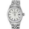 Image 1 : Rolex Ladies Stainless Steel Silver Index Datejust Oyster Perpetual Wristwatch