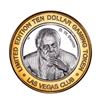 Image 1 : .999 Silver Las Vegas Club $10 Limited Edition Casino Gaming Token
