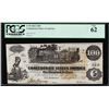 Image 1 : 1862 $100 Confederate States of America Note T-39 PCGS New 62