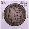 Image 1 : 1894-S $1 Morgan Silver Dollar Coin