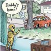 Image 2 : Bizarro! "Daddy'S Home" Numbered Limited Edition Giclee On Paper By Dan Piraro