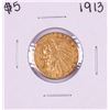 Image 1 : 1913 $5 Indian Head Half Eagle Gold Coin