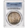 Image 1 : 1887 $1 Morgan Silver Dollar Coin PCGS MS63