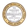 Image 2 : .999 Silver Silver Legacy Reno, Nevada $10 Casino Limited Edition Gaming Token
