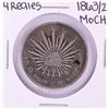 Image 1 : 1863/2 MoCH Mexico 4 Reales Silver Coin