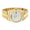 Image 3 : Rolex Men's 18KT Yellow Gold Diamond Quickset President Wristwatch