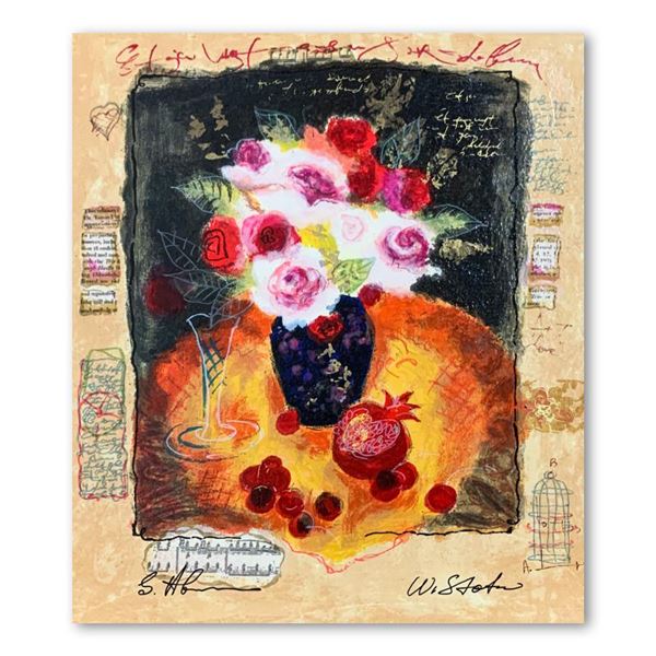 Alexander & Wissotzky "Red Cherries" Limited Edition Serigraph On Paper