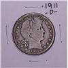 Image 1 : 1911-D Barber Half Dollar Coin