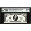 Image 1 : 1950 $10 Federal Reserve Note St. Louis Fr.2010-HW PMG Superb Gem Uncirculated 67EPQ