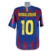 Image 1 : FC Barcelona Jersey (2006) Autographed By Ronaldinho With Certificate Of Authenticity