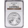 Image 1 : 2007 $1 American Silver Eagle Coin NGC MS69