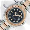 Image 1 : Rolex Men's 18K Rose Gold And Stainless Steel Yachtmaster Watch With Box