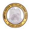Image 1 : .999 Silver Silver Legacy Reno, Nevada $10 Casino Limited Edition Gaming Token