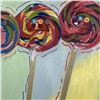 Image 2 : Steve Kaufman (1960-2010) "Dylan'S Candy Iii" Original Mixed Media On Canvas