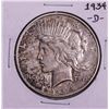 Image 1 : 1934-D $1 Peace Dollar Silver Coin