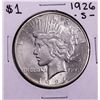 Image 1 : 1926-S $1 Peace Silver Dollar Coin