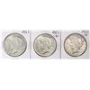 Image 1 : Lot of 1927-P/D/S $1 Peace Silver Dollar Coins
