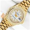 Image 2 : Rolex Ladies 18KT Yellow Gold White Diamond President Wristwatch